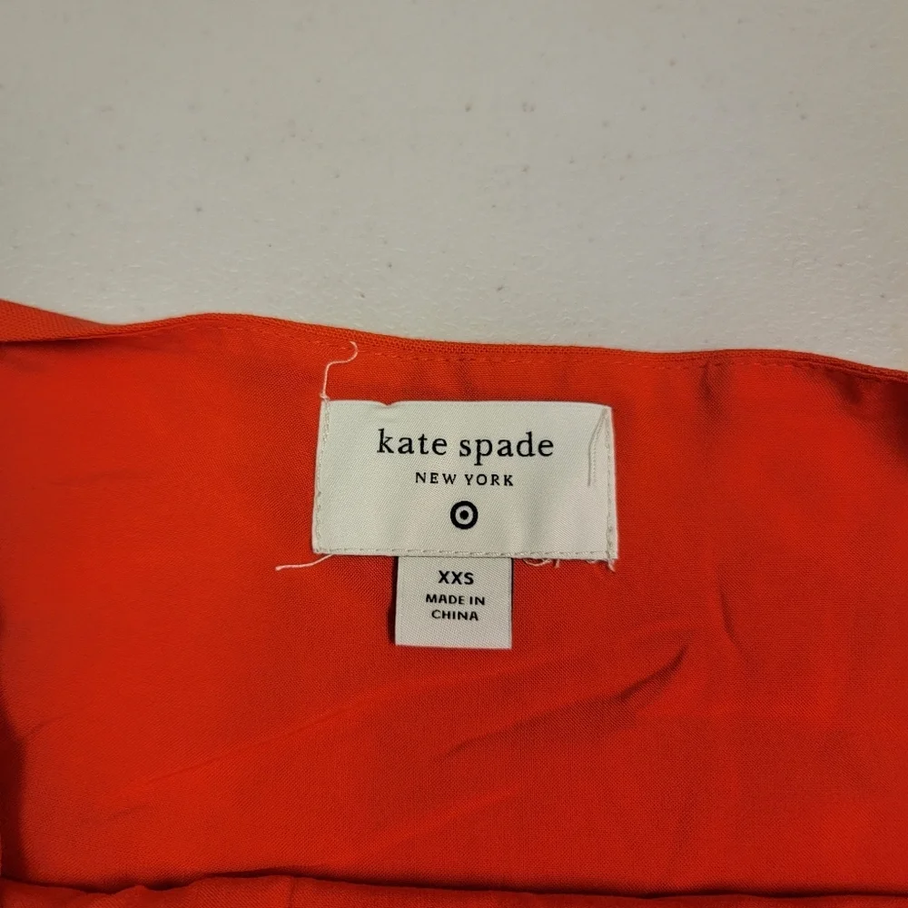 Kate Spade New York Target Red Dress‎ Bottom Design Women's Size XXS